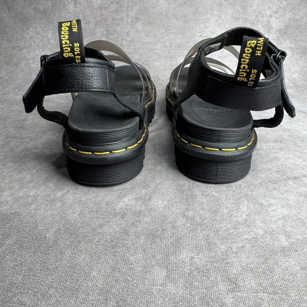 Dr. Martens WOMEN'S 11 BLAIRE JELLY BLACK GLITTER TPU+PISA - Picture 9 of 9